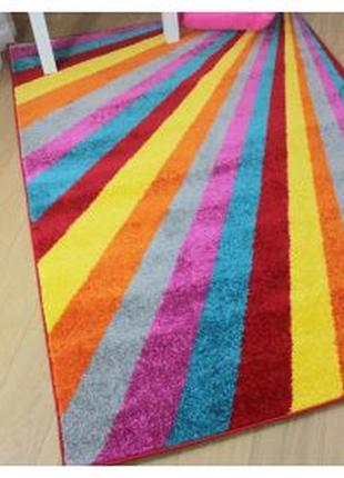 Барвистий сучасний килим2 фото