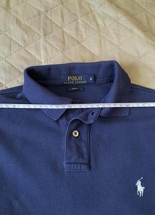 Чоловіче поло ralph lauren синє 9