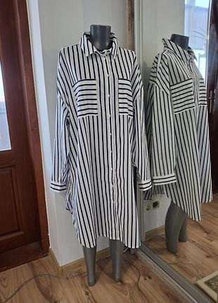 Удлинённая рубашка 👕, туника оверсайз 2