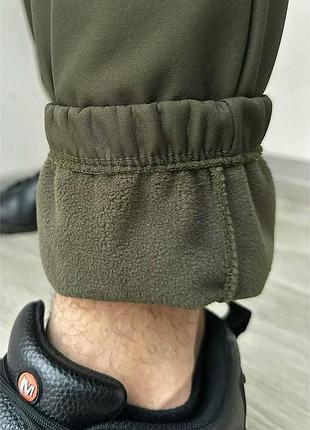 Брюки мужские softshell черные 5