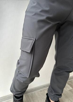 Брюки мужские softshell черные 10