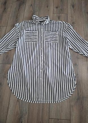 Удлинённая рубашка 👕, туника оверсайз 4