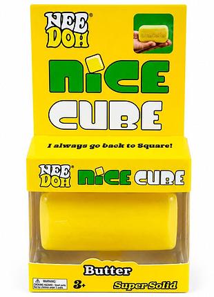Игрушка needoh butter желтое super solid масло сквиш 8 см для детей (l_16185)
