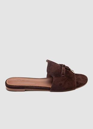 ⭐️ loro piana summer charms sandal suede pecora nera