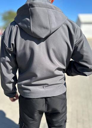 Куртка чоловіча softshell чорна 6