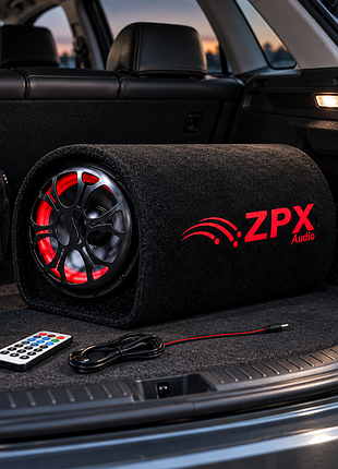 Акустична система zpx zx-10sub автомобільний сабвуфер 1000w