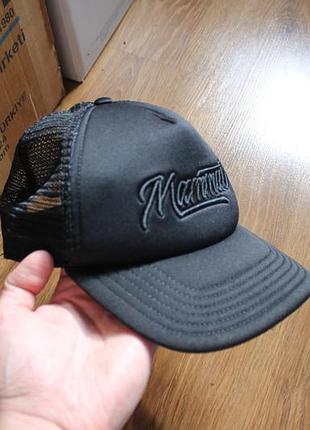 Кепка унисекс сетка тракер mammut crag cap black l/xl