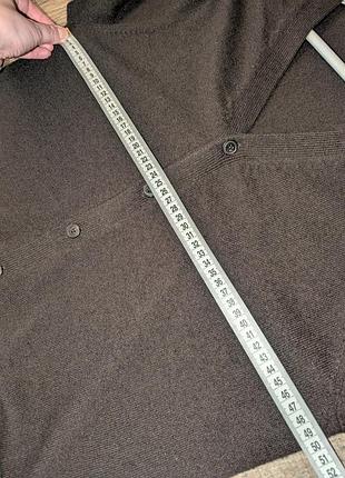 Кардиган 100% кашемир uniqlo эашмеровая кофта на пуговицах 6