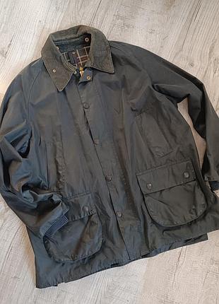 Винтажная ваксовая куртка barbour bedale wax