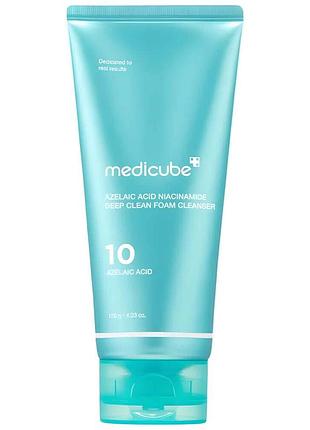 Очищающая пенка medicube azelaic acid niacinamide deep clean foam cleanser 120 мл
