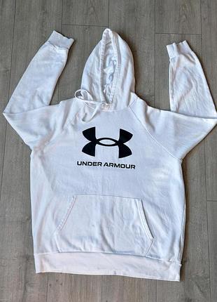 Худі чоловіче under armour big logo біле xl