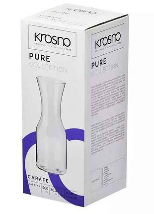 Графин високий 900мл pure тм krosno