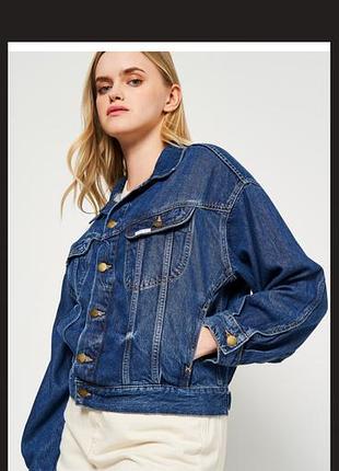Джинсова куртка оверсайз lee h&m