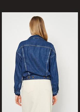 Джинсова куртка оверсайз lee h&m 3