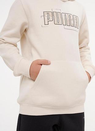Худі чоловіче puma бежеве 3