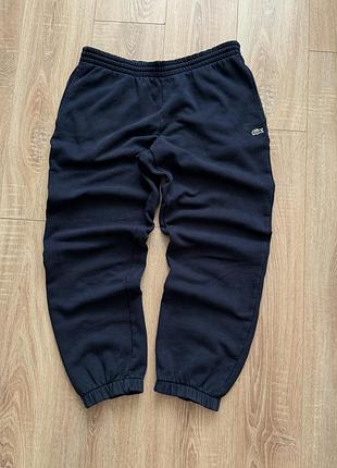 Спортивні широкі штани lacoste (лакост,baggy fit,cotton,sweatpants)