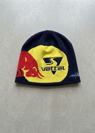 Винтажная шапка red bull racing f1 sebastian vetel 2011 оригинал formula 1 гонка hat винтаж vintage streetwear y2k sk8 drill