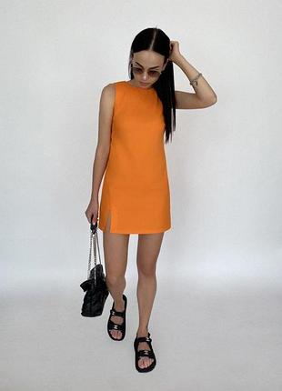 Женский платье hanaka orange 3