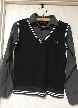 Чоловічі светри з сорочкою