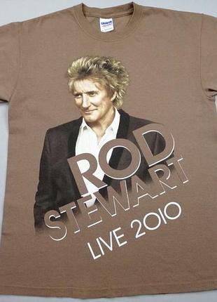 Футболка rod stewart tour 2010 офіційний мерч групи rod stewart