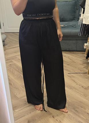 Черные брюки satin skripka, onesize