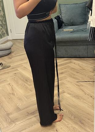 Черные брюки satin skripka, onesize 2