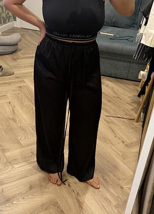 Черные брюки satin skripka, onesize 4