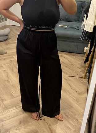 Черные брюки satin skripka, onesize 5