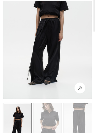 Черные брюки satin skripka, onesize 6