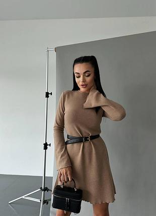 Жіноча сукня ангора рубчик 2
