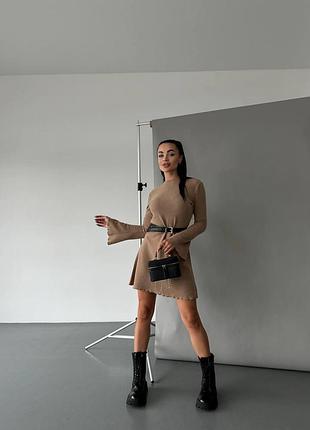 Жіноча сукня ангора рубчик 6