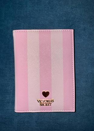 Гаманець жіночий victoria's secret pink у смужку рожевий