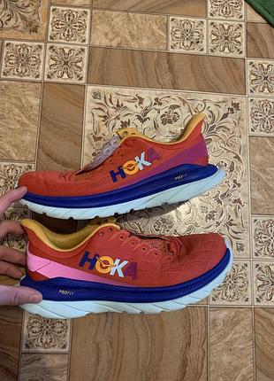 Кросівки чоловічі hoka one one mach 4 різнокольорові