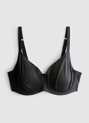 Бюстгальтер primark з м'якою чашкою на кісточках 80e чорний б-1116/6