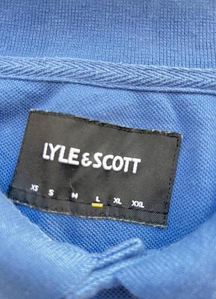 Чоловіче поло lyle & scott синє розмір l