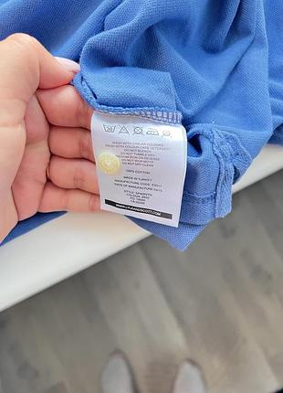 Чоловіче поло lyle & scott синє розмір l 4