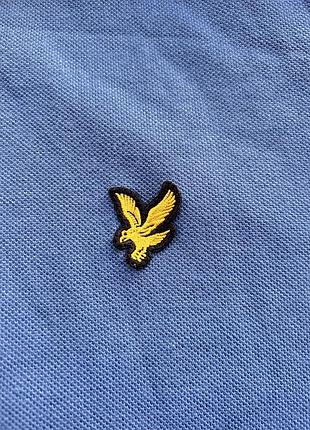 Чоловіче поло lyle & scott синє розмір l 3