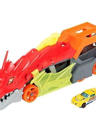 Вантажівка-транспортер hot wheels пасть дракона gtk42