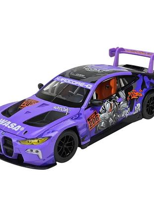 Автомодель автопром bmw m4 gt3 1:24 68296a(p) 26,5 * 13,5 * 12см