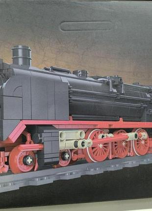 Железная дорога конструктор jie star 59004 train 1173 детали
