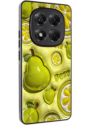 Tpu+pc чохол prisma fluffie для xiaomi redmi note 14 pro 5g lemon
