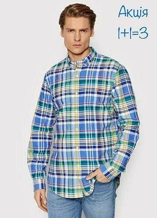 Оксфордська сорочка ralph lauren slim fit stretch oxford