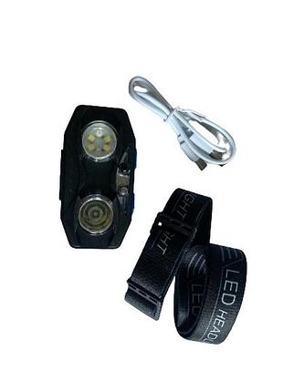 Налобный фонарень bl-20208 cob фонарик usb шнур диод cob, osl, led