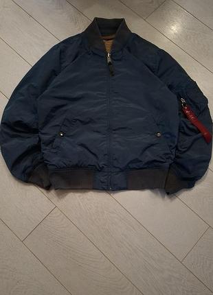 Alpha industries оригінал чоловічій бомбер куртка alpha industries m