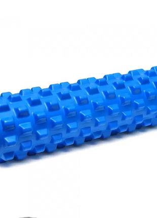 Роллер для занятий йогой и пилатесом gemini grid bubble roller g0010
