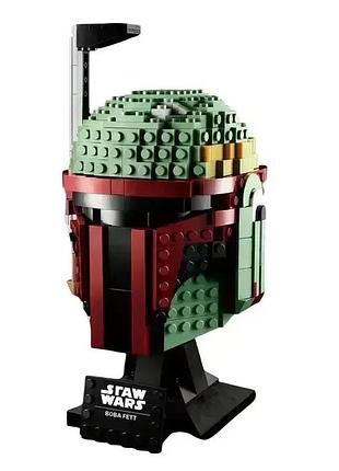 Конструктор star wars шлем боба фетт 656 деталей звездные войны 99051 зеленый
