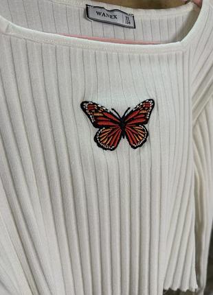 Дитяча кофтинка з метеликом🦋 7