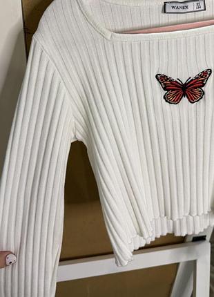 Дитяча кофтинка з метеликом🦋 6