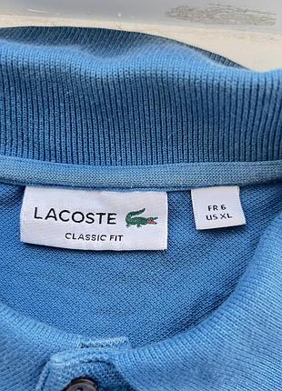 Поло чоловіча lacoste синє xl 2