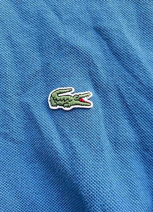 Поло чоловіча lacoste синє xl 4